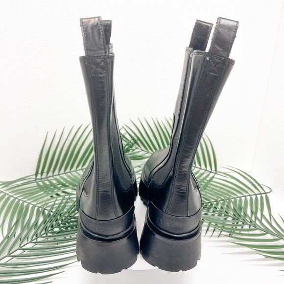 All Saints Black Ankle Boots - Picture 8 of 10